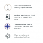 NUVITA Ψηφιακό θερμόμετρο κεφαλής και αυτιών 2075 NU-IBTE0029 NUVITA Ψηφιακό θερμόμετρο κεφαλής και αυτιών 2075 NU-IBTE0029