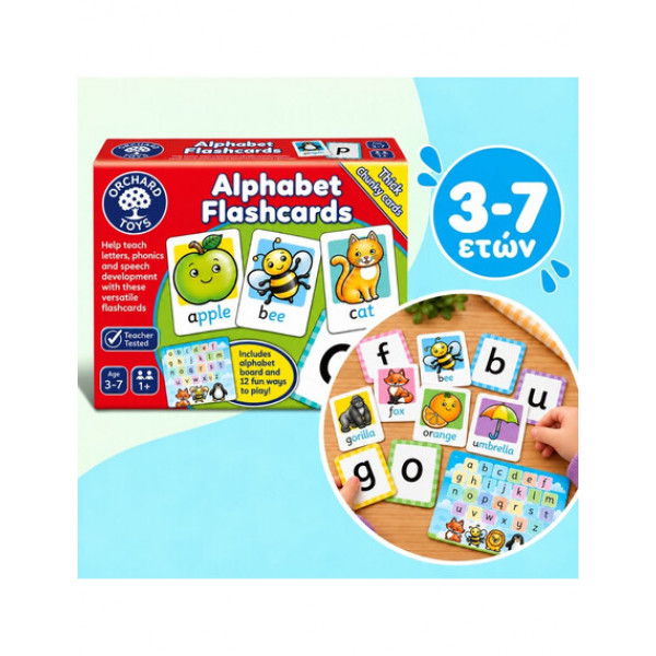 Orchard Toys Εκπαιδευτικό Παιχνίδι "Κάρτες Αλφαβήτου" Για Παιδιά 3-7 ετών ORCH024