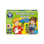 Orchard Toys Εκπαιδευτικό επιτραπέζιο παιχνίδι "Λίστα για ψώνια- Extras Φρούτα & λαχανικά" για Παιδιά 3-7 ετών ORCH090