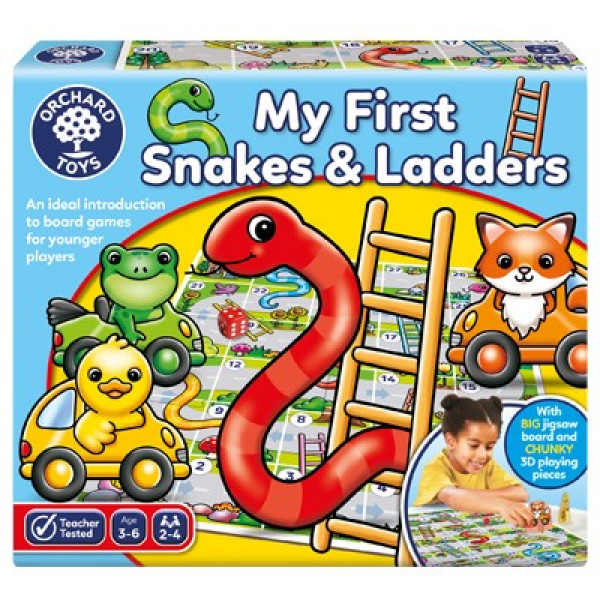 Orchard Toys "Το πρώτο μου φιδάκι" My First Snakes and Ladders Ηλικίες 3-6 ετών ORCH120