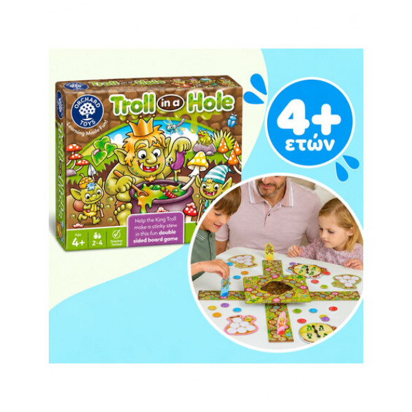 Orchard Toys Επιτραπέζιο Παιχνίδι Αντιστοίχισης "Τρολ στην Τρύπα!" Για Παιδιά 4-8 ετών ORCH139