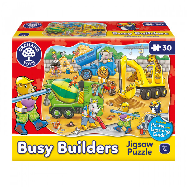 Orchard Toys Busy Builders Puzzle Ηλικίες 3+ ετών ORCH299