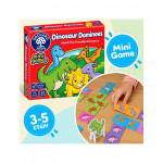 Orchard Toys Επιτραπέζιο Παιχνίδι "Ντόμινο - Δεινόσαυρος" Mini Game Για Παιδιά 3-5 ετών ORCH353 Orchard Toys Επιτραπέζιο Παιχνίδι "Ντόμινο - Δεινόσαυρος" Mini Game Για Παιδιά 3-5 ετών ORCH353