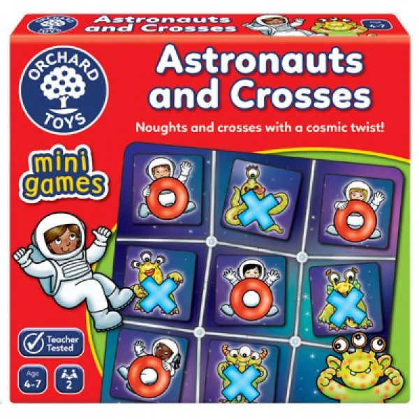 Orchard Toys "Διαστημική τρίλιζα" ( Mini Game Astronauts and Crosses) Mini Game Ηλικίες 4-7 ετών ORCH374
