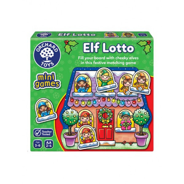 Orchard Toys Elf lotto (Λόττο ξωτικών) Mini Game Ηλικίες 3-6 ετών ORCH375
