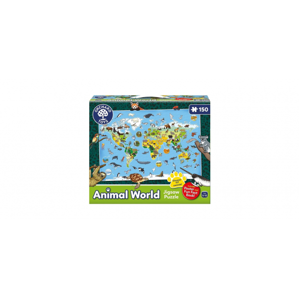Orchard Toys "Κόσμος των ζώων" Animal World Jigsaw Puzzle Ηλικίες 5-10 ORCH300
