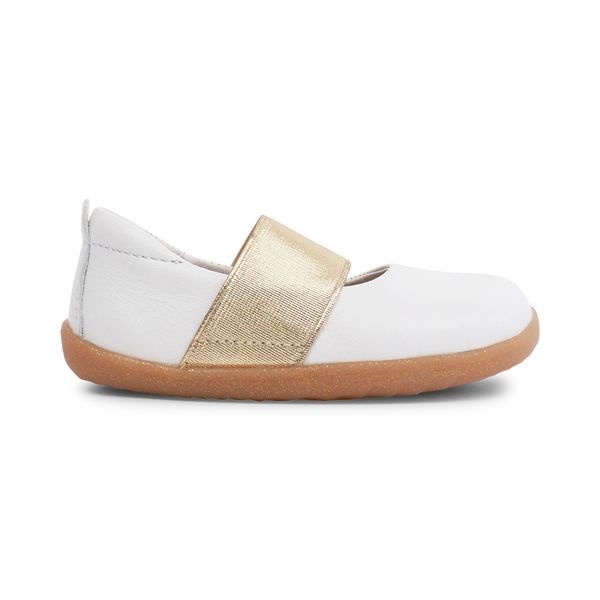 Bobux: Step up Demi Ballet White 728806