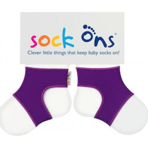 Sock Ons – Για να μην βγάζει τις κάλτσες του 0-6m Μωβ SOS-PURPLE