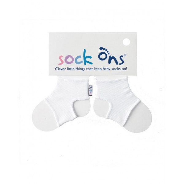 Sock Ons – Για να μην βγάζει τις κάλτσες του 0-6m Λευκό SOS-WHITE