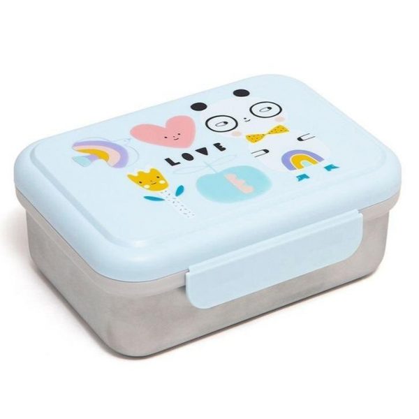 Petit Monkey – Stainless Steel Lunchbox Panda Love PTM-LB26