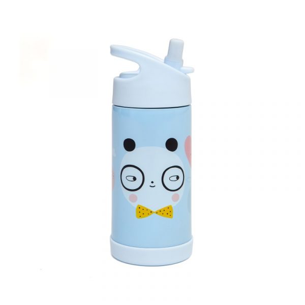 Petit Monkey – Παγούρι θερμός 350ml Panda Love με Καλαμάκι PTM-VSB4