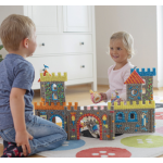 Playmais Κατασκευές με κάρτες και σφουγγαράκια από άμυλο καλαμποκιού  Big World Castle PLM-160895