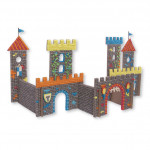 Playmais Κατασκευές με κάρτες και σφουγγαράκια από άμυλο καλαμποκιού  Big World Castle PLM-160895