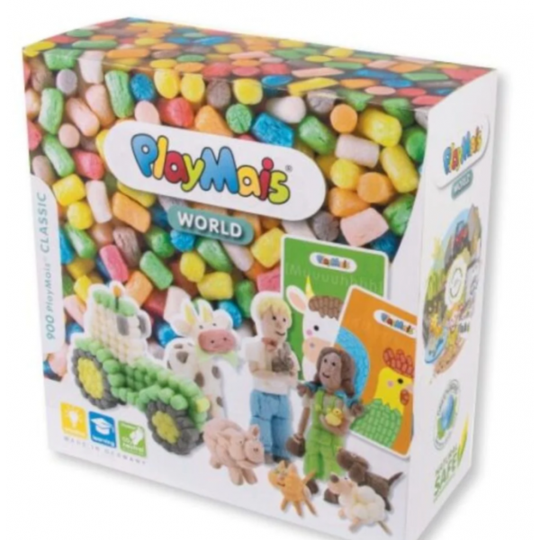 Playmais 900 τεμάχια σφουγγαράκια & 2 κάρτες Φάρμα PLM-160917