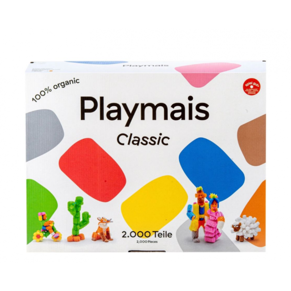 Playmais 2000 Τεμάχια Σφουγγαράκια Για Ελεύθερο Παιχνίδι - Κατασκευή Από Καλαμπόκι PLM-160958.4