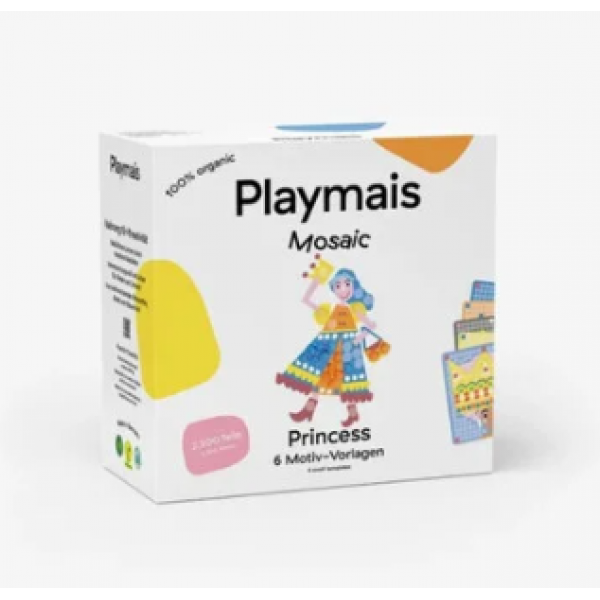 Playmais Κατασκευές Με Κάρτες Και Σφουγγαράκια Από Άμυλο Καλαμποκιού 6τεμ Πριγκίπισσες PLM-160968.8