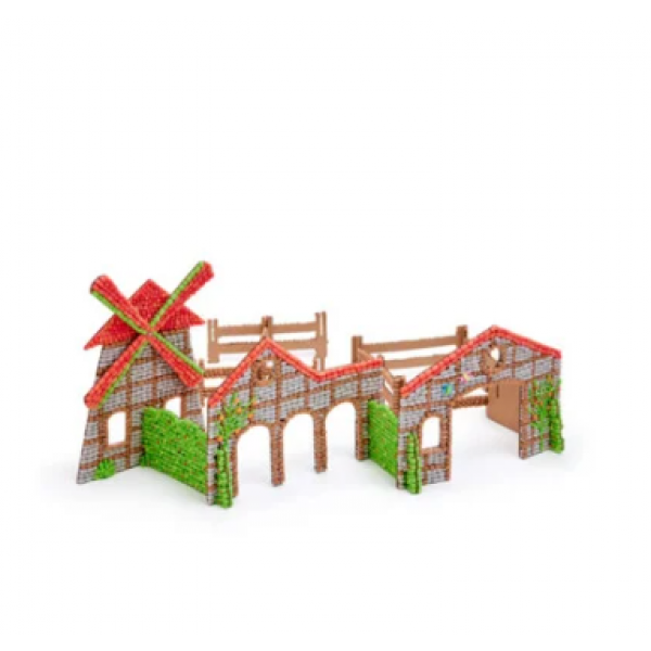 Playmais 3D Κατασκευή 8000 Τεμάχια Σφουγγαράκια Από Καλαμπόκι Φάρμα PLM-160973.4