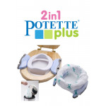 Potette plus 2 σε 1 Γιoγιό Ταξιδίου και Εκπαιδευτικό Κάθισμα Τουαλέτας Plum 56013