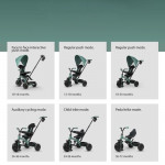 QPlay Τρίκυκλο Ποδήλατο Elite Platinum Pink 5061047481943