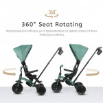 QPlay Τρίκυκλο Ποδήλατο Elite Platinum Pink 5061047481943