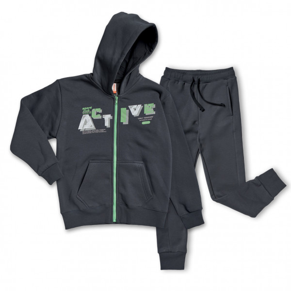 Reflex Σετ Ζακέτα Με Κουκούλα Παντελόνι 15-73808