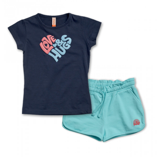 Reflex Σετ Μπλούζα Μαύρο Σορτς Love Hugs 26-74715