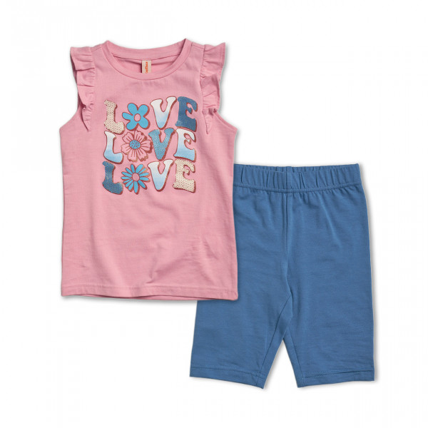 Reflex Σετ Μπλούζα Ροζ Love 26-74733-1