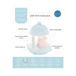 Rabbit & Friends Φωτιστικό Μουσικό Καρουσέλ Blue 70-520026 Rabbit & Friends Φωτιστικό Μουσικό Καρουσέλ Blue 70-520026