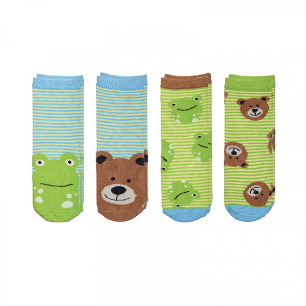 FlapJackKids Κάλτσες Mix and Match Socks Frog/Bear LUV0802
