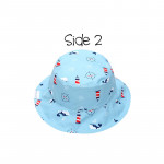 FlapJackKids Καπέλο Διπλής Όψης UPF 50+ Nautical Blue FJKPH544
