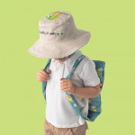 FlapJackKids Καπέλο Διπλής Όψης UPF 50+ Λιονταράκι (Cotton) Green FJKSH515