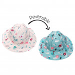 FlapJackKids Καπέλο Διπλής Όψης UPF 50+ Pink Zoo FJKPG523