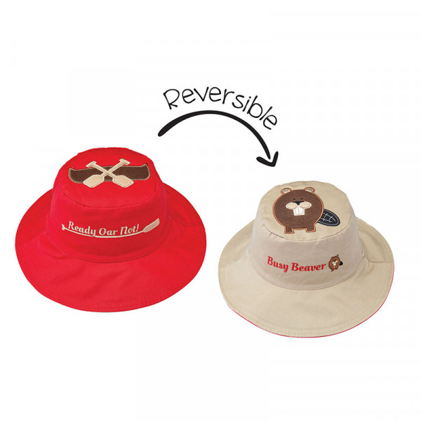 FlapJackKids Καπέλο Διπλής Όψης UPF 50+ Canoe-Beaver (Cotton) LUV0156