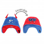 FlapJackKids Σκουφάκι Διπλής Όψης 2-4 Ετών – Monsters Blue-Red FJKWS712M