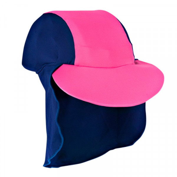 Jakabel Καπέλο με UVP50+ με κάλυψη στο σβέρκο και τα αυτιά Μπλε-Φούξια  2-6 ετών UVHP