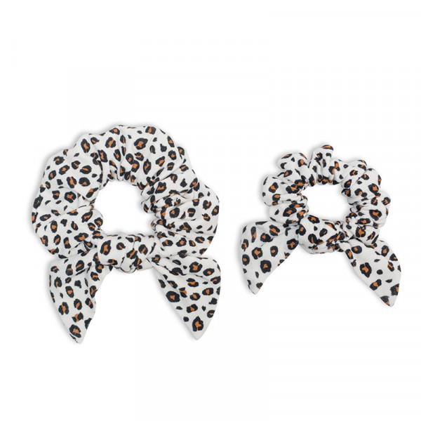 Lulujo Λαστιχάκια Scrunchies Bamboo Mommy and Me Leopard LJ262