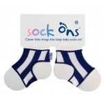 Sock Ons Καλτσάκια για Μωρά Μπλε Ριγέ 6-12m SOL-NSTRIPE