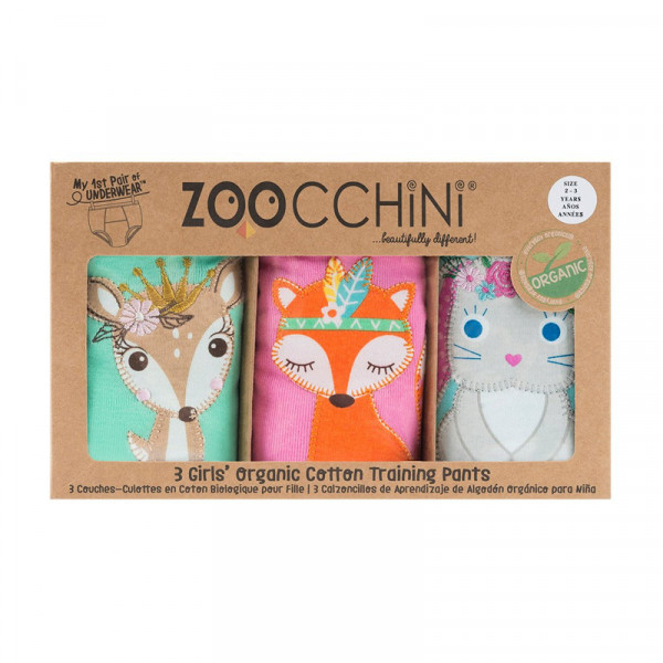 Zoocchini Εκπαιδευτικά Βρακάκια – Woodland Princesses ZOO8005