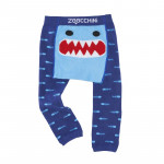 Zoocchini Grip+Easy Crawler Pants & Socks Set – Sherman the Shark Για το Μπουσούλημα ZOO12501