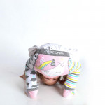 Zoocchini Grip+Easy Crawler Pants & Socks Set – Allie the Alicorn Για το Μπουσούλημα  ZOO12504