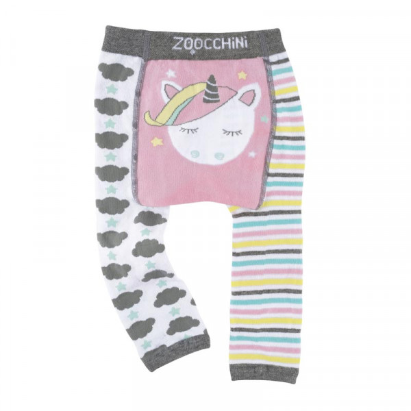 Zoocchini Grip+Easy Crawler Pants & Socks Set – Allie the Alicorn Για το Μπουσούλημα  ZOO12504