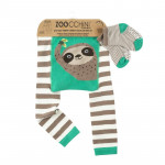 Zoocchini Grip+Easy Crawler Pants & Socks Set – Silas the Sloth Για το Μπουσούλημα ZOO12510