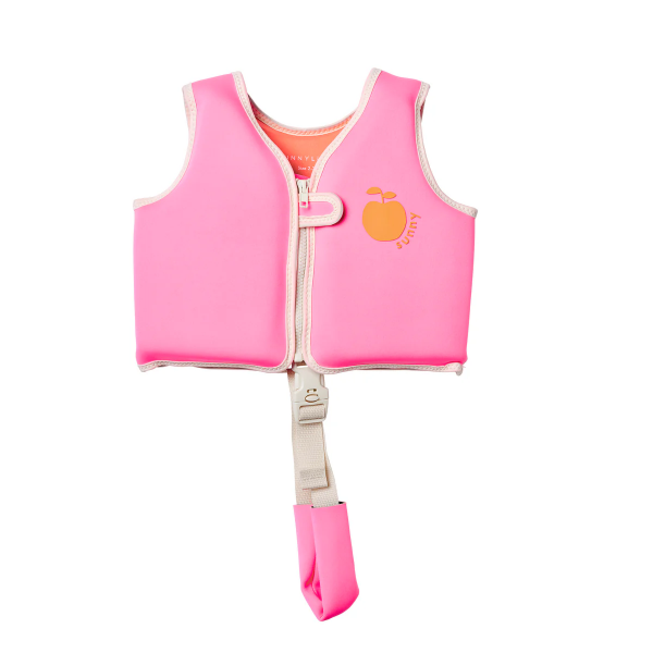 SunnyLife Γιλέκο Κολύμβησης 2-3 Ετών Poppy the Peach Neon Pink 26180091