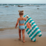 SunnyLife Στρώμα Θαλάσσης Surf Poppy the Peach Green Stripe 26180155