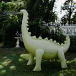 SunnyLife Παιχνίδι Φουσκωτό Dino Giant Sprinkler Into the Wild Khaki 26180175