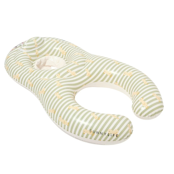 SunnyLife Σωσίβιο Διπλό Μωρό και Ενήλικας EU Duck Sage Stripe 26180256