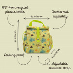 Sassi Τσάντα φαγητού - Lunch bag Cracky The Dinosaur LB1334