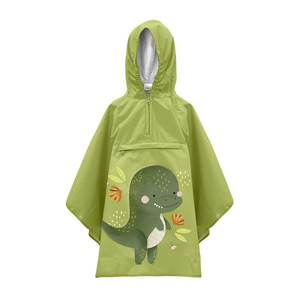 Sassi Αδιάβροχο poncho με κουκούλα 3 έως 5 Ετών Cracky The Dinosaur RC2751