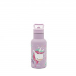 Sassi Aνοξείδωτο Mπουκάλι θερμός με καλαμάκι 350ml Sparkly The Unicorn SB1167