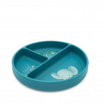 Sassi Πιάτο σιλικόνης LFGB με χωρίσματα 6m+ Chewy The Elephant SI0658